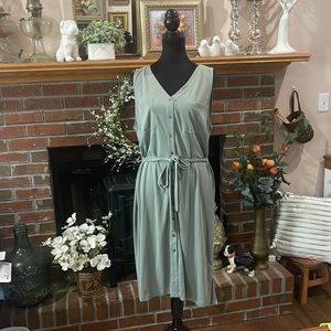 TAHARI women’s sleeveless shirt dress - size XL - NWOT